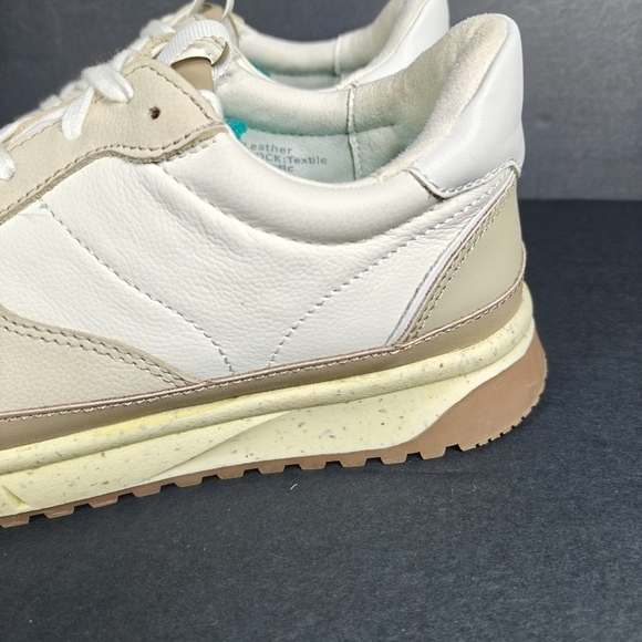 Madewell Kickoff Trainer Sneakers Colorblock Leather Neutral Unisex Women 8.5M - Picture 4 of 10